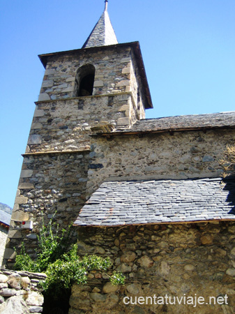 Iglesia en Anciles, Valle de Benasque (Huesca)